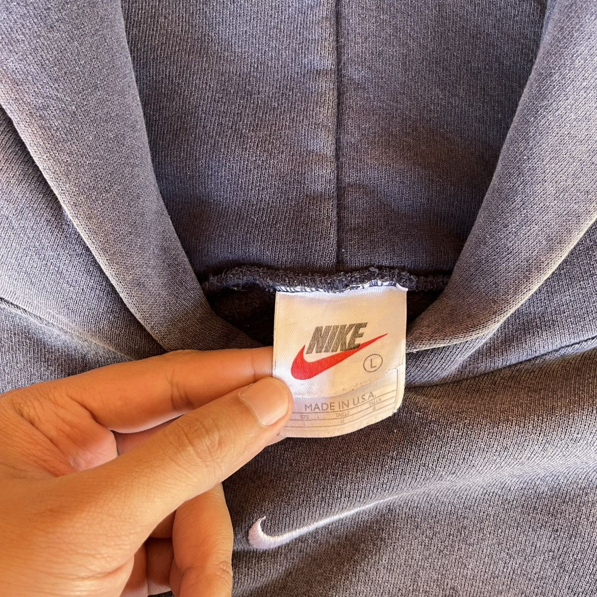 Nike × Vintage 🔥RARE🔥 VINTAGE SUNFADED NIKE CENTER SWOOSH HOODIES💫 Size US L / EU 52-54 / 3 - 5 Thumbnail