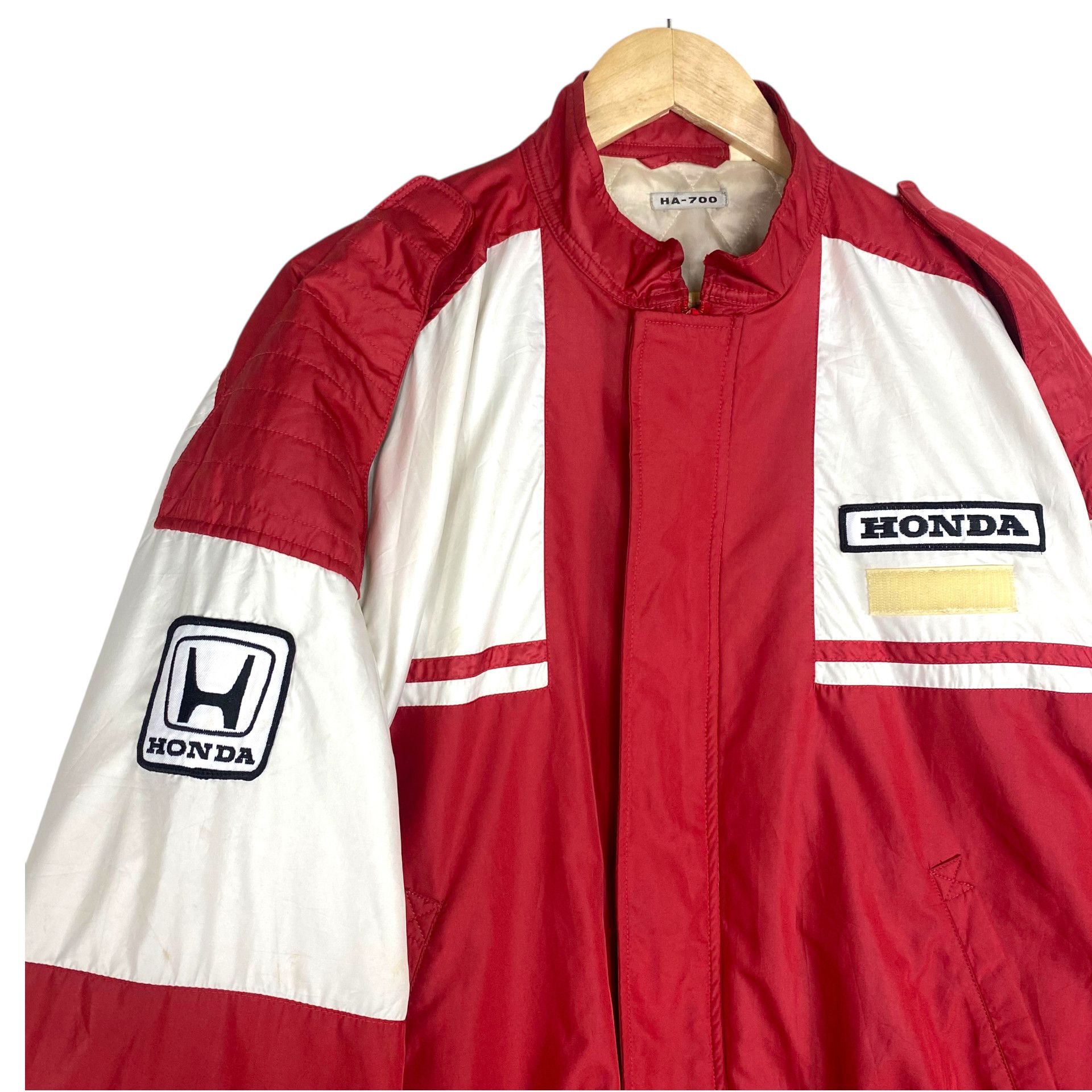 Honda 💥 80s HONDA MUGEN JAPAN RACING BOMBER JACKET Size US XXL / EU 58 / 5 - 4 Thumbnail