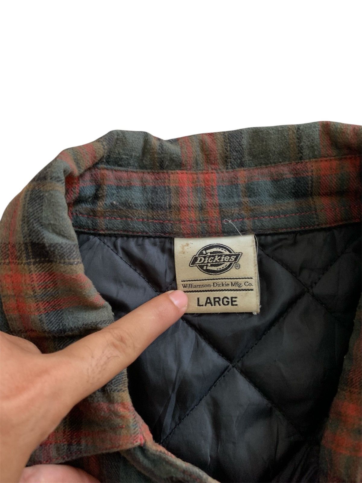Dickies Dickies Flannel Quilted Jacket Size US L / EU 52-54 / 3 - 5 Thumbnail