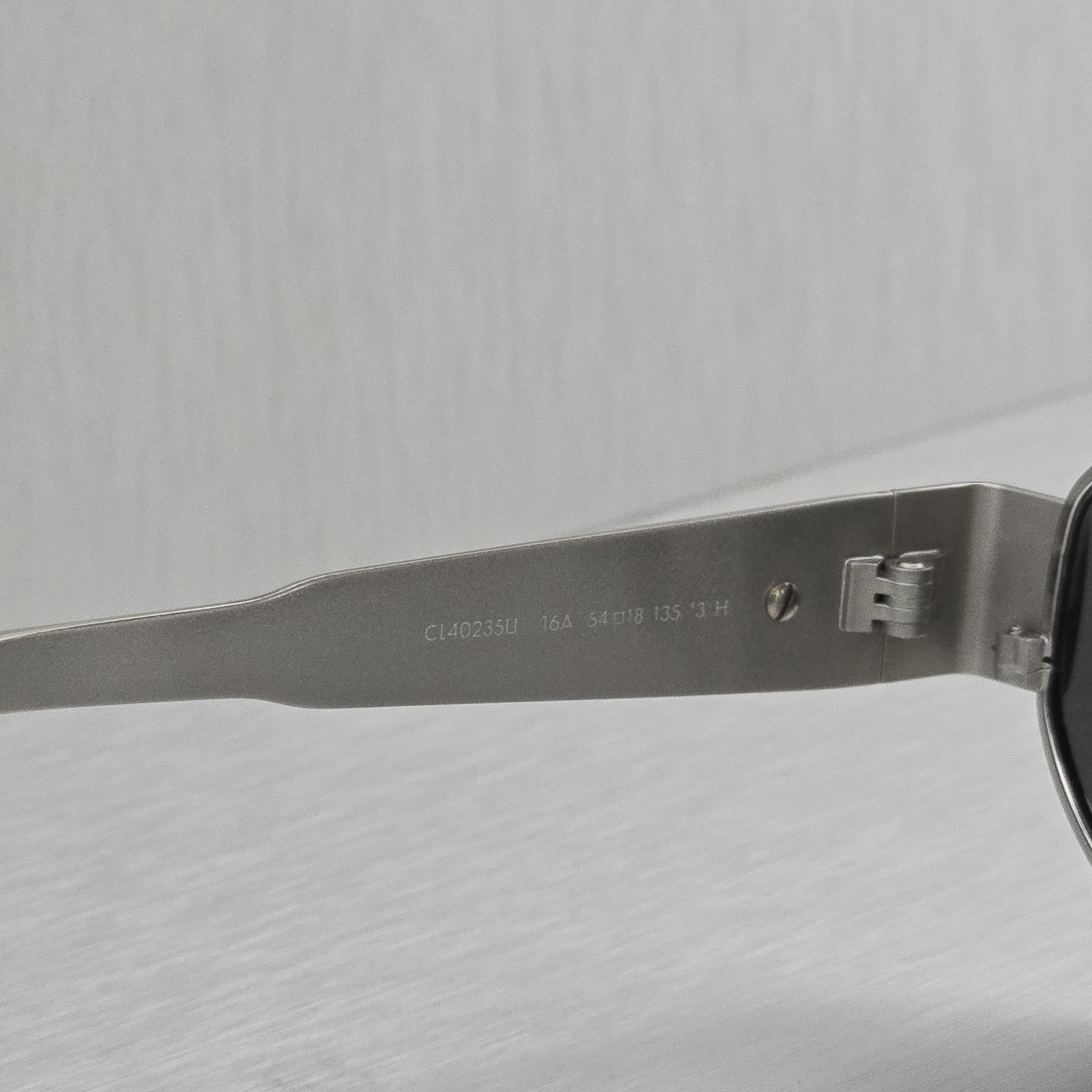 Celine CELINE Triomphe Metal 01 Sunglasses In Metal SILVER Size ONE SIZE - 10 Thumbnail