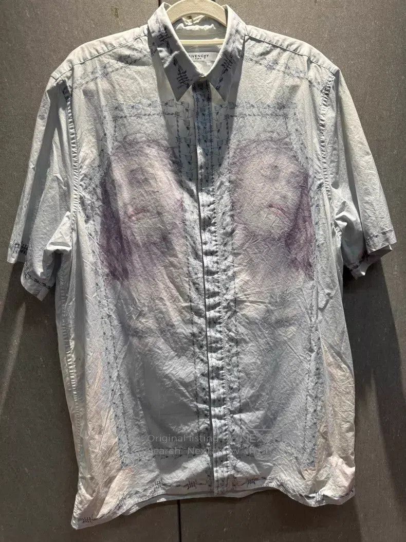 Givenchy Givenchy Portrait Flame Shirt Size US M / EU 48-50 / 2 - 7 Thumbnail