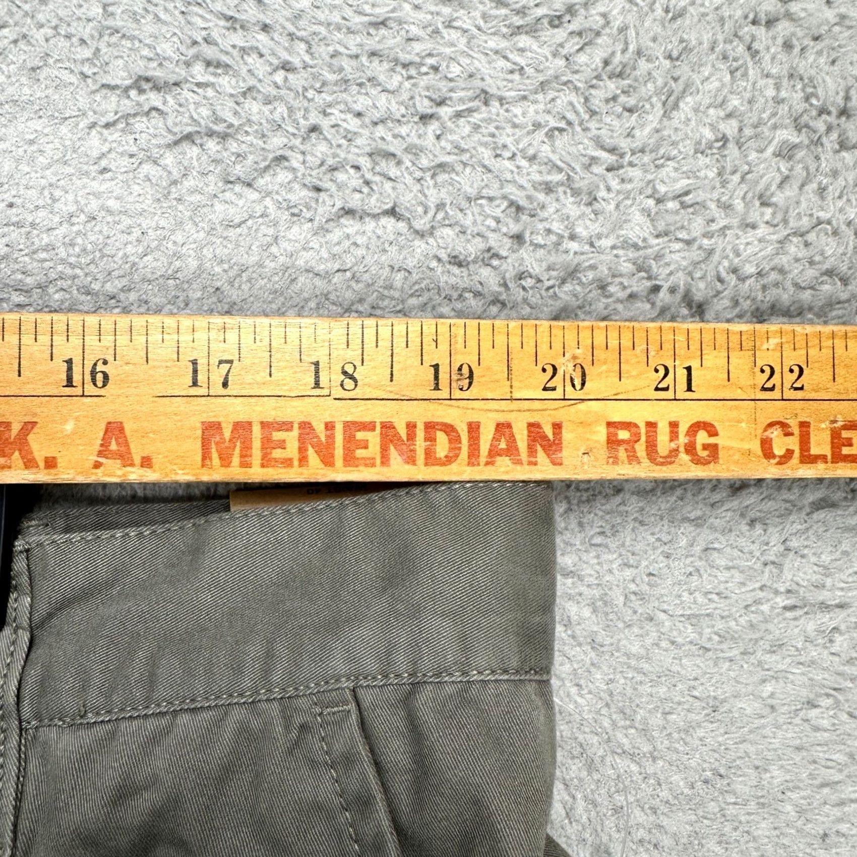 Vintage Woolrich Fieldstone Mens Khaki Shorts 40 Gray Flat Front Pockets Casual NEW Size US 40 / EU 56 - 6 Thumbnail