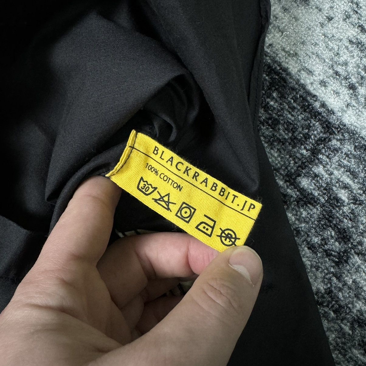 Japanese Brand Vintage Black Rabbit Shirt Button Ups Avant Garde 90s Y2K Size US L / EU 52-54 / 3 - 8 Thumbnail