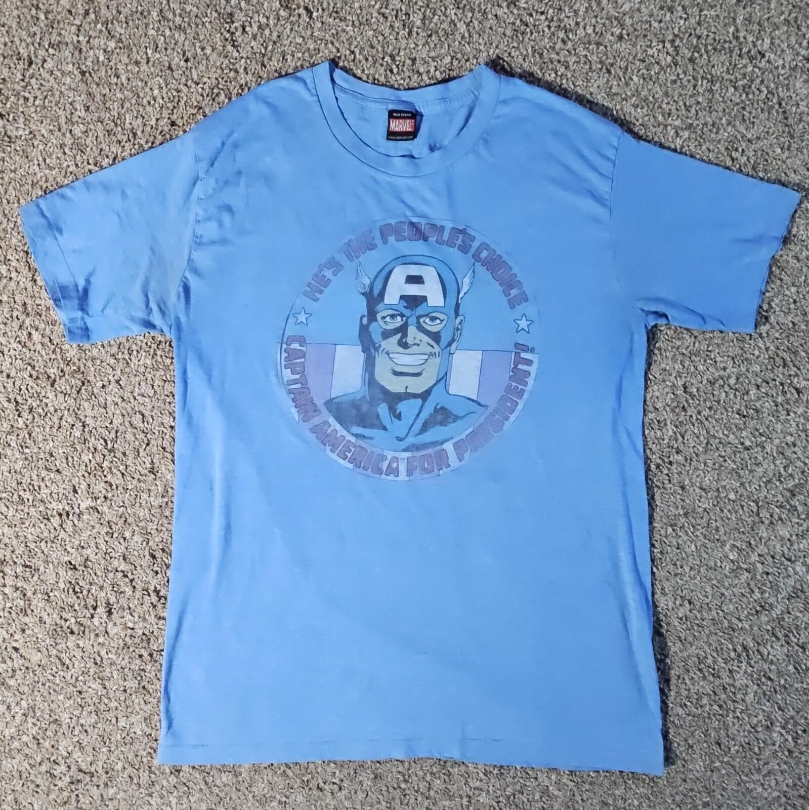 Marvel Comics Marvel Captain America Shirt Mens L? Mad Engine Avenger Size US L / EU 52-54 / 3 - 1 Thumbnail