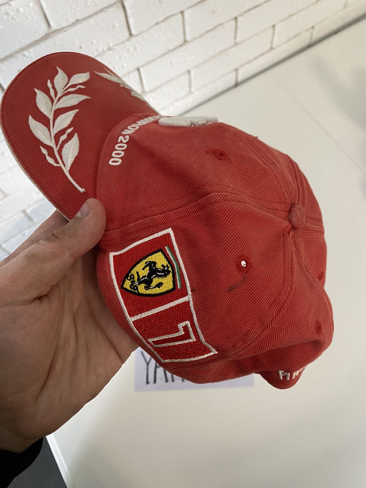 Vintage Ferrari F1 world champion 2000 vintage cap hat Size ONE SIZE - 6 Thumbnail