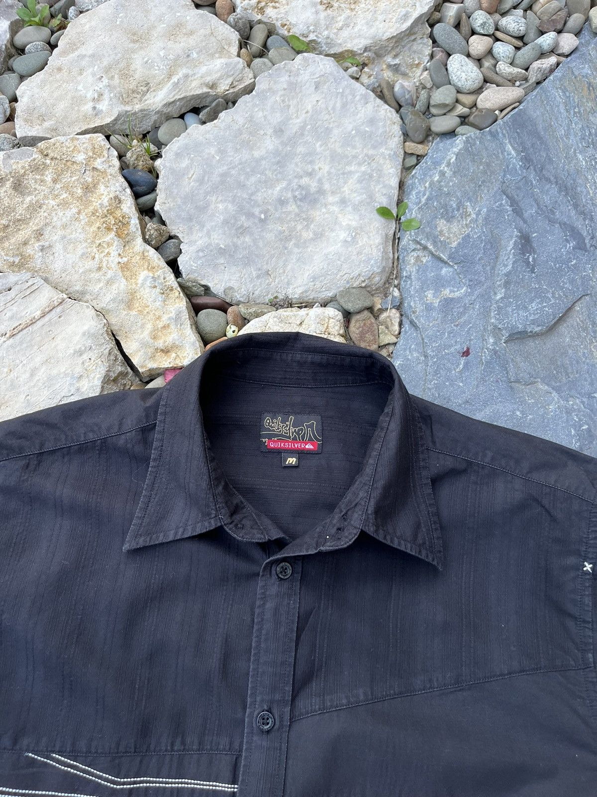 Quiksilver × Vintage Vintage Quiksilver y2k web logo genese shirt gorpcore Size US M / EU 48-50 / 2 - 13 Thumbnail