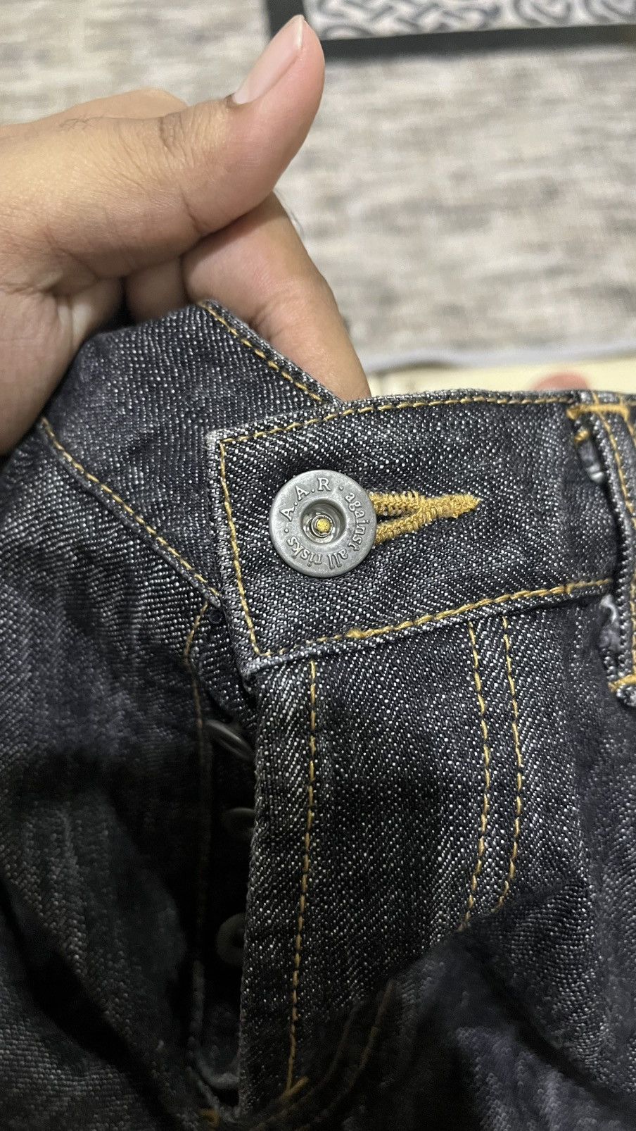 Yohji Yamamoto A.A.R Against All Risk Bootcut Jeans Denim Size US 34 / EU 50 - 5 Thumbnail