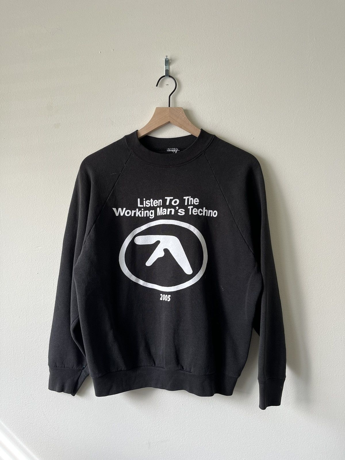 Vintage Aphex Twins crewneck sweatshirt black