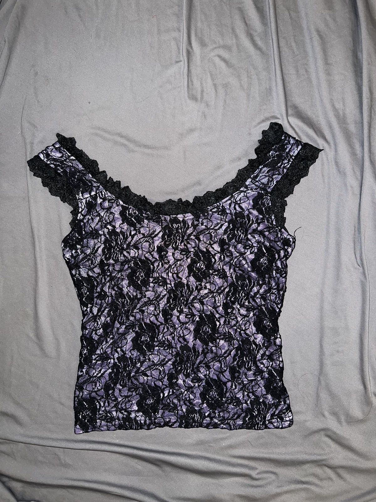 Japanese Brand Gyaru lace off shoulder top🎀🔮 Size M / US 6-8 / IT 42-44 - 4 Thumbnail