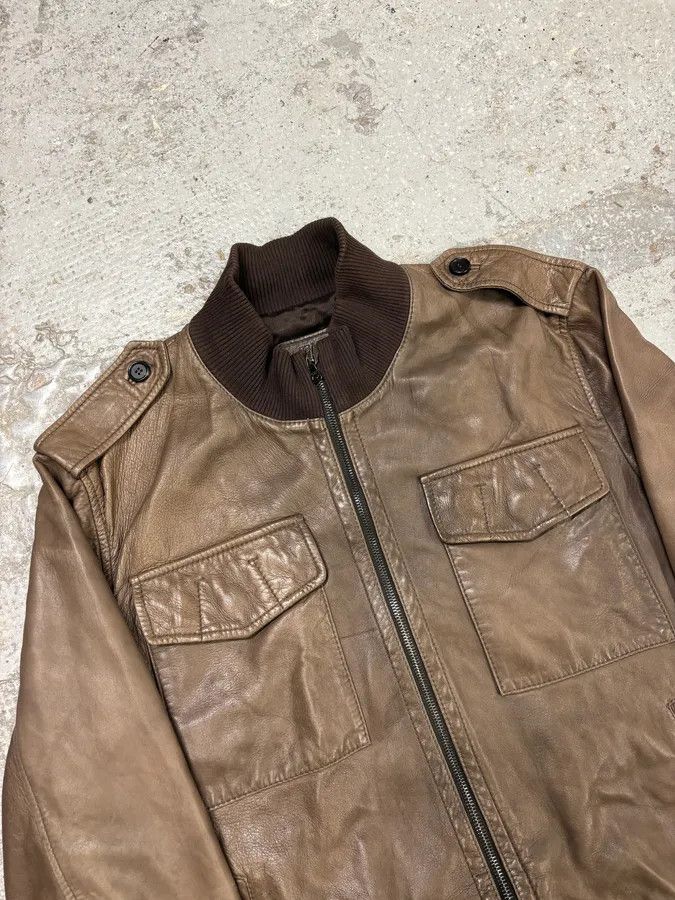 Prada FW2008 Prada Brown Leather Jacket Size US M / EU 48-50 / 2 - 5 Thumbnail