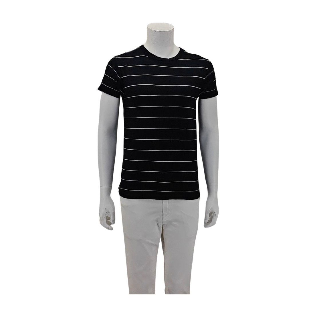 Saint Laurent Paris Saint Laurent Striped Cotton T-Shirt Size S Size US S / EU 44-46 / 1 - 1 Thumbnail