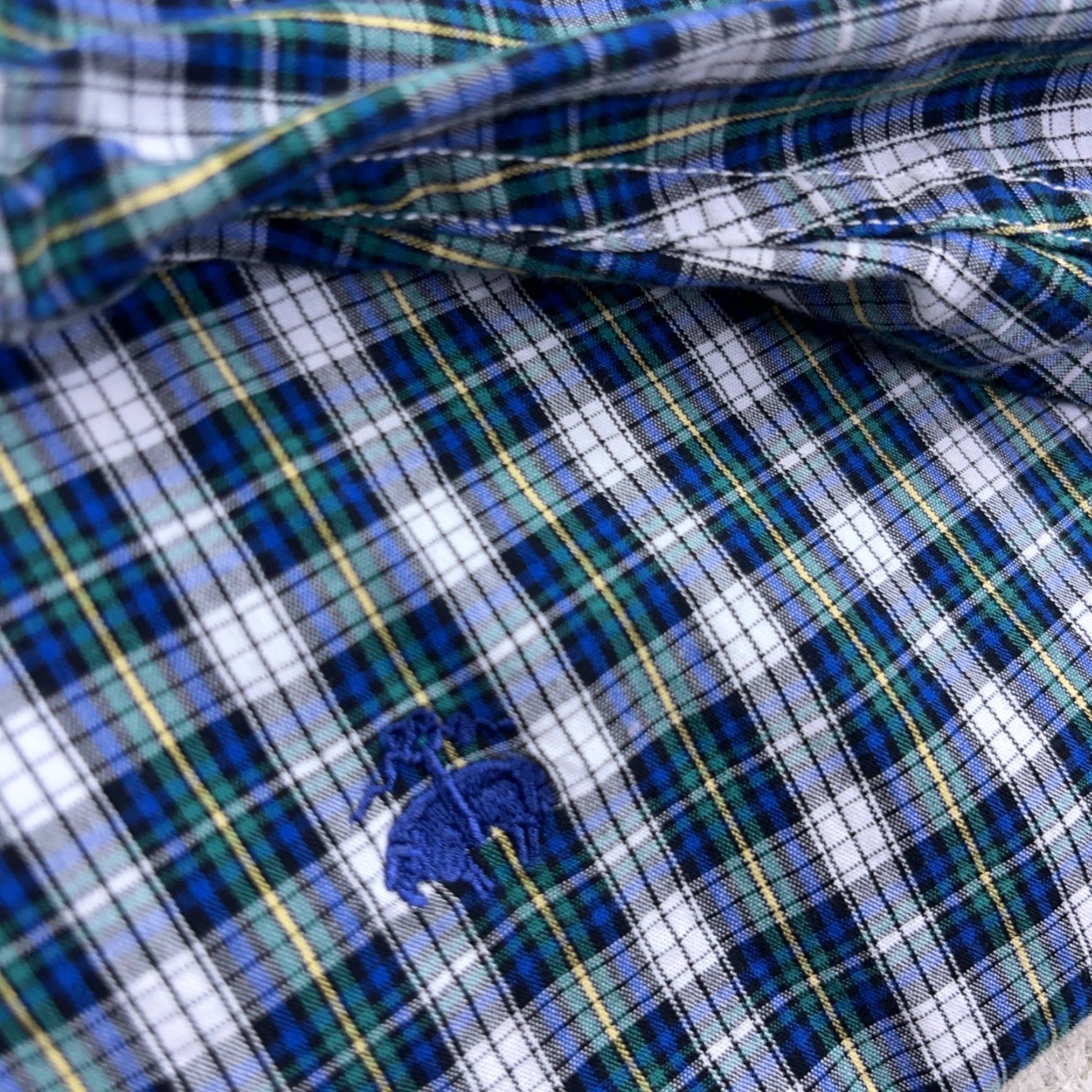 Brooks Brothers Brooks Brothers Button-Up Shirt Men Large Blue Green Plaid Pocket Logo 346 Button-Front 346 Brooks Brothers 346 Colorful Preppy Modern Casual Business Size US L / EU 52-54 / 3 - 7 Thumbnail