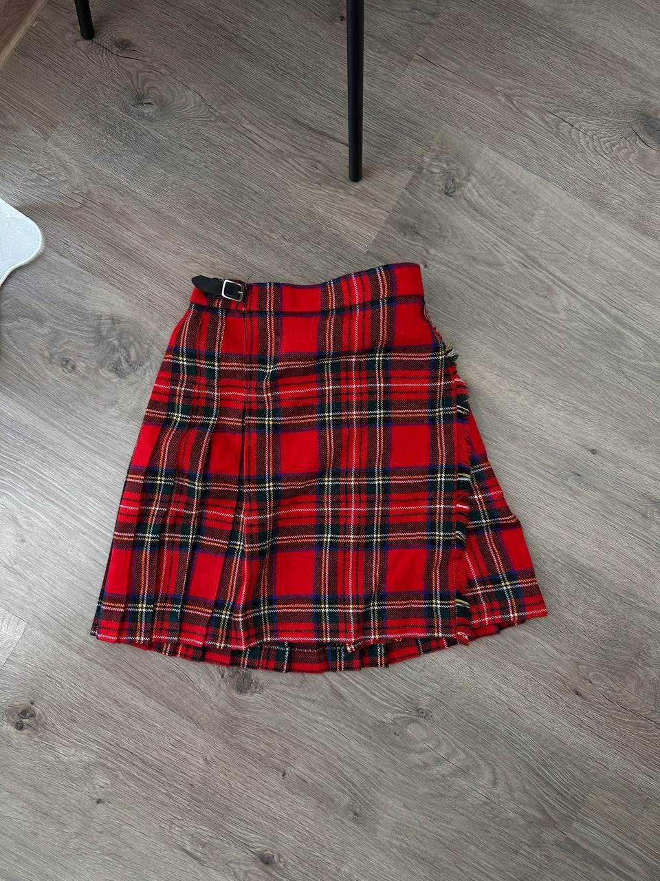 Japanese Brand × Vintage Vintage Japanese Scotland Wool Red Skirt Size 27" / US 4 / IT 40 - 7 Thumbnail