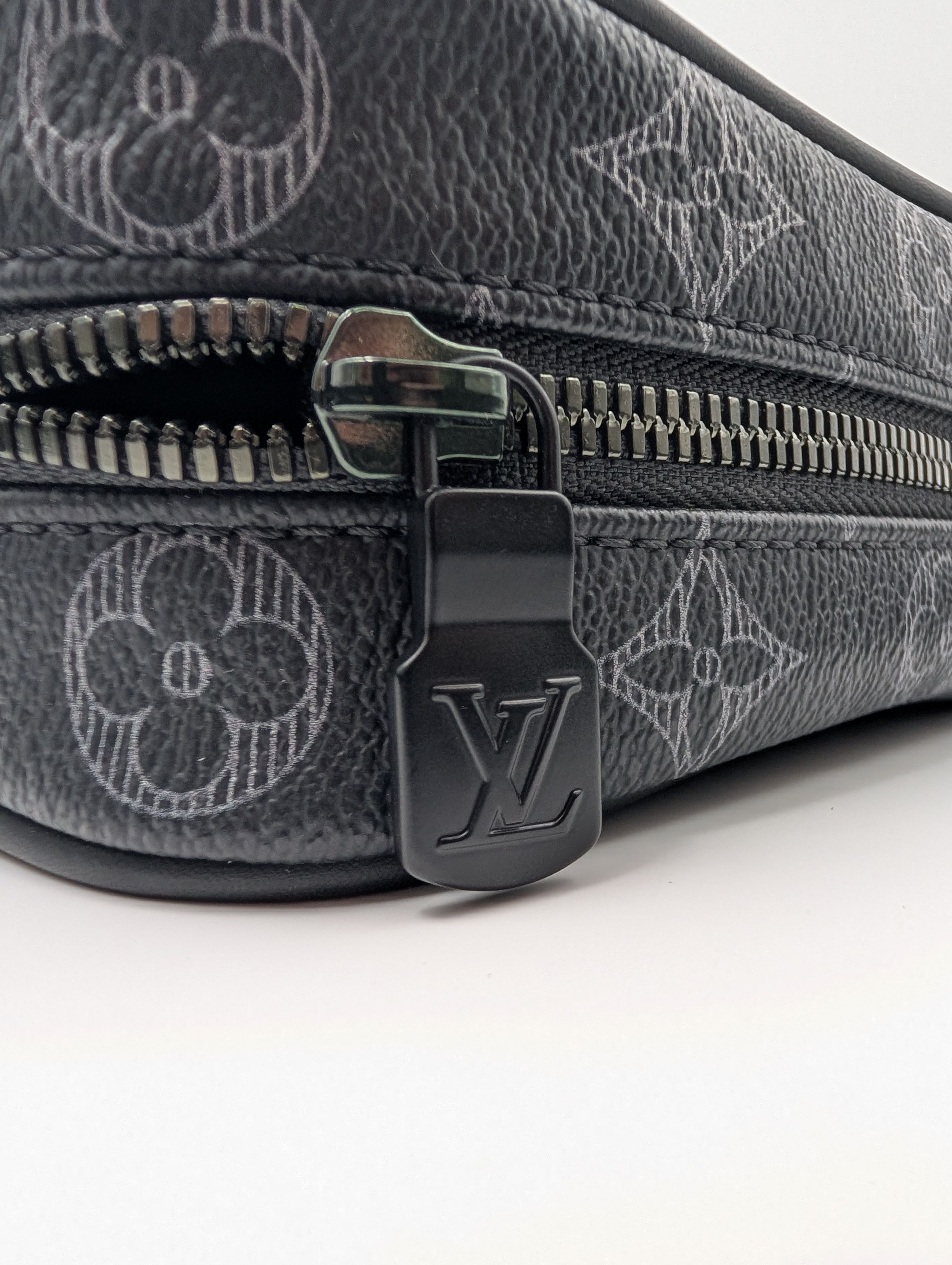 Louis Vuitton PM Danube Monogram Vivienne Eclipse Black Crossbody Bag Size ONE SIZE - 7 Thumbnail
