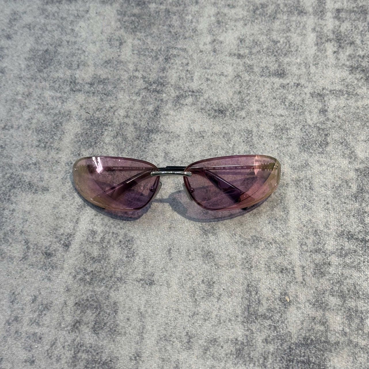 Miu Miu MIU MIU 0MU A50S 1BC70J Size ONE SIZE - 6 Thumbnail