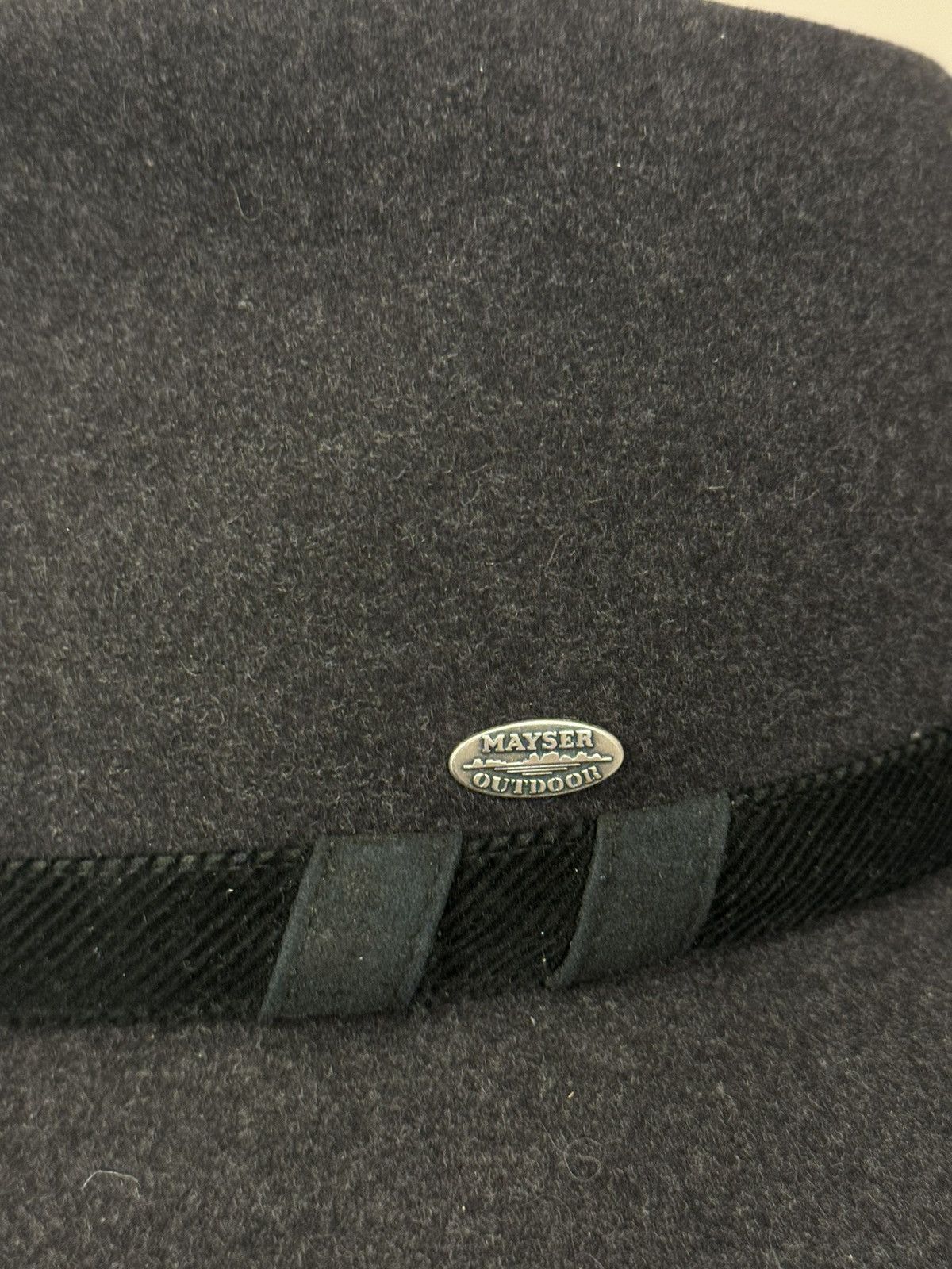 Vintage Mayser grey wool hat classic casual vintage Size ONE SIZE - 3 Thumbnail