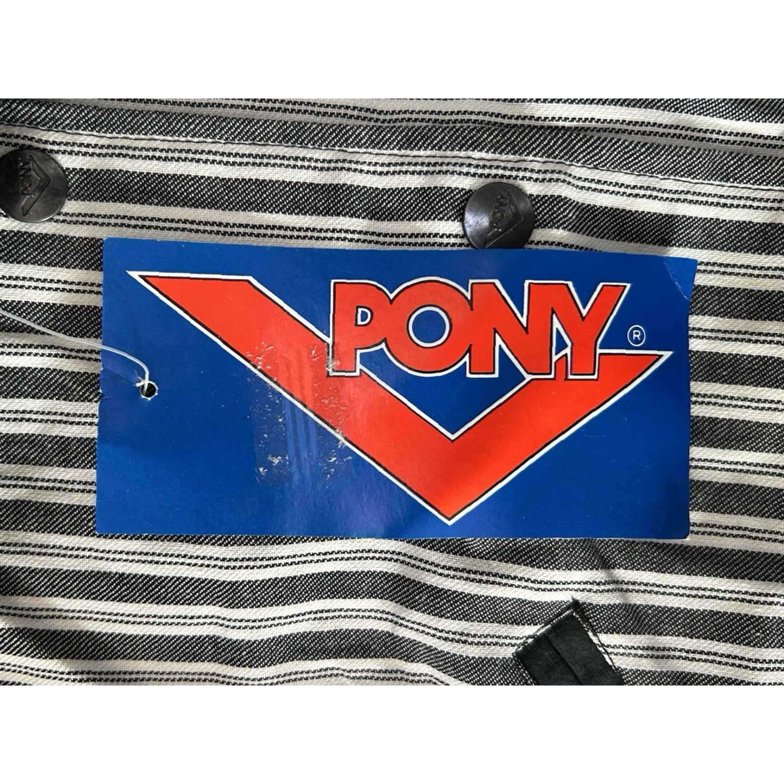 PONY VINTAGE PONY Varsity Jacket Womens XS Deadstock NWT 90s Made in USA Jacket Women XS White 90s Punk Baseball Size XS / US 0-2 / IT 36-38 - 2 Thumbnail