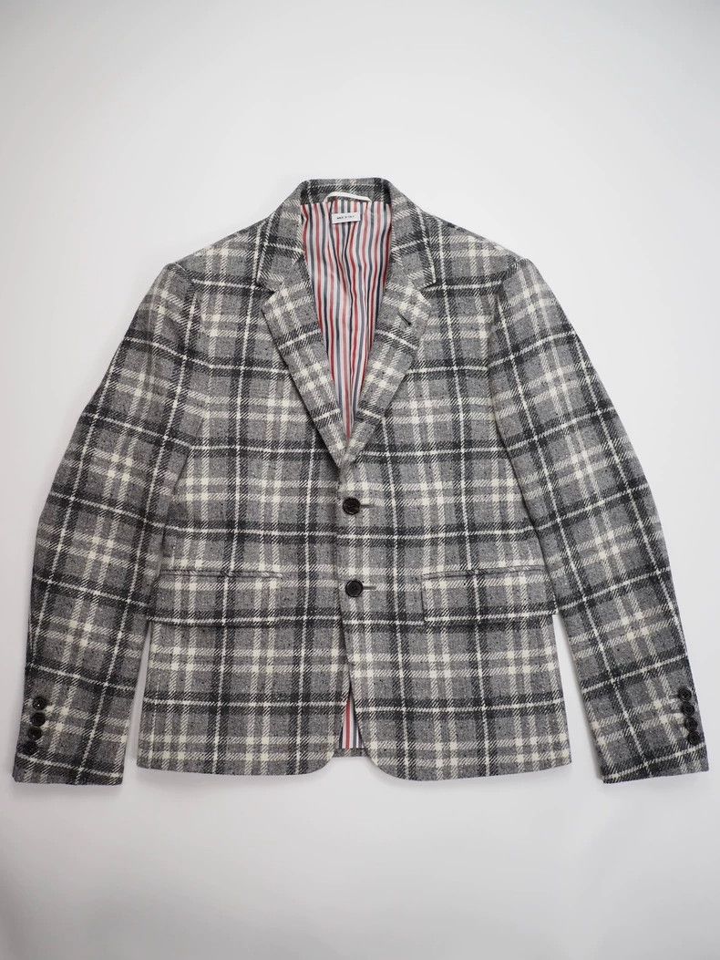 Thom Browne Thom Browne size1 Sausage embroidered plaid suit Size 38S - 1 Thumbnail