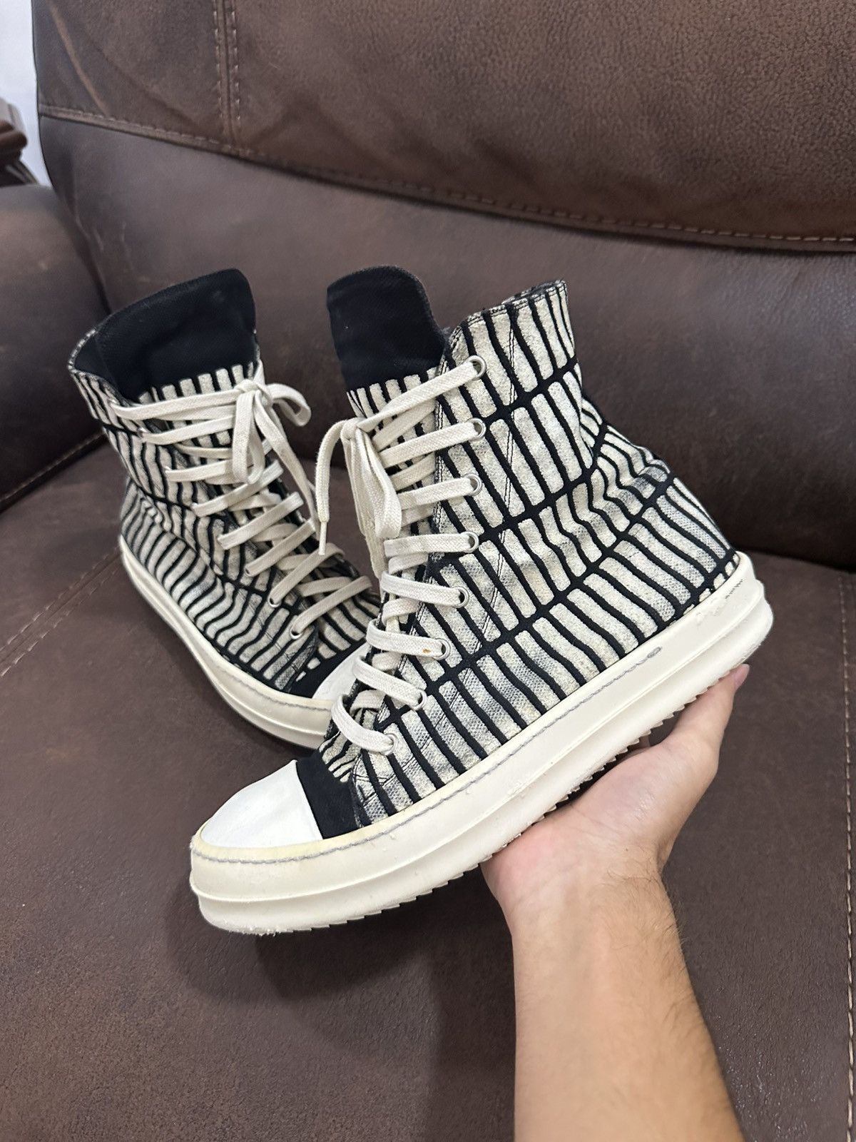Rick Owens Drkshdw SS17 Hustler Ramones sneakers | Grailed