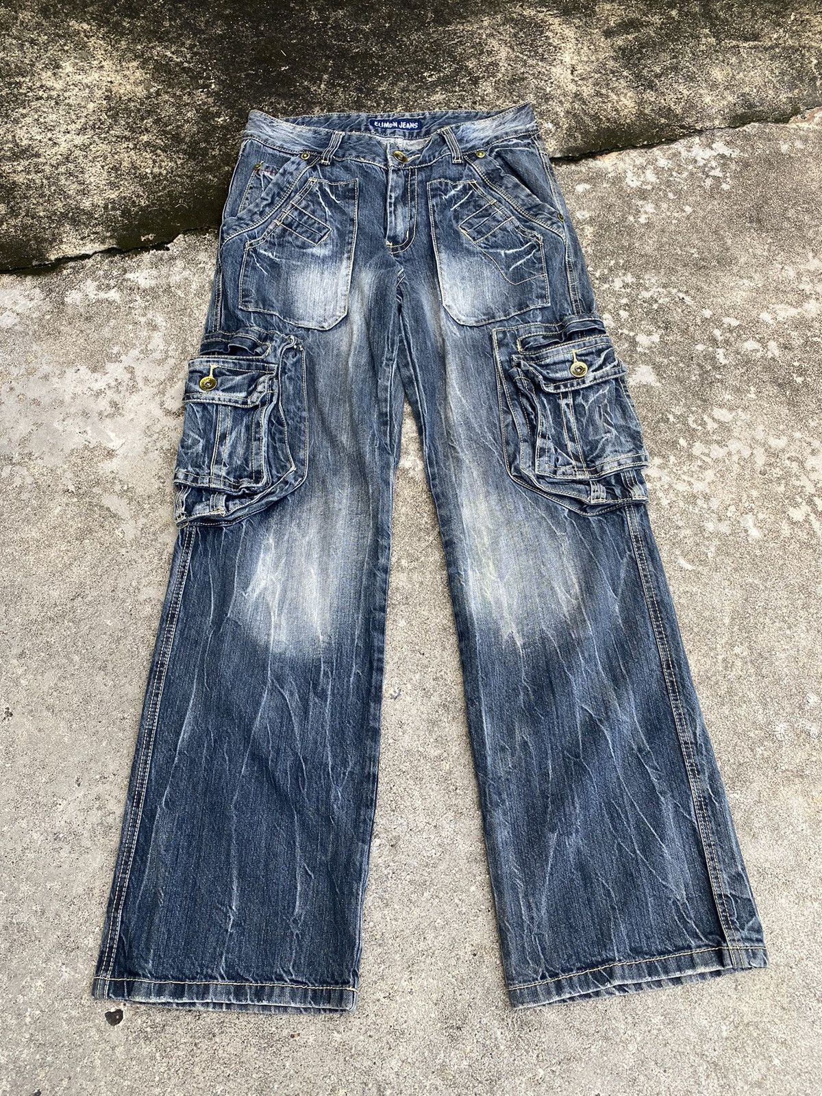 If Six Was Nine ❗️❗️SUPER SICK ELIMON JEANS DENIM PANTS Size US 32 / EU 48 - 1 Thumbnail