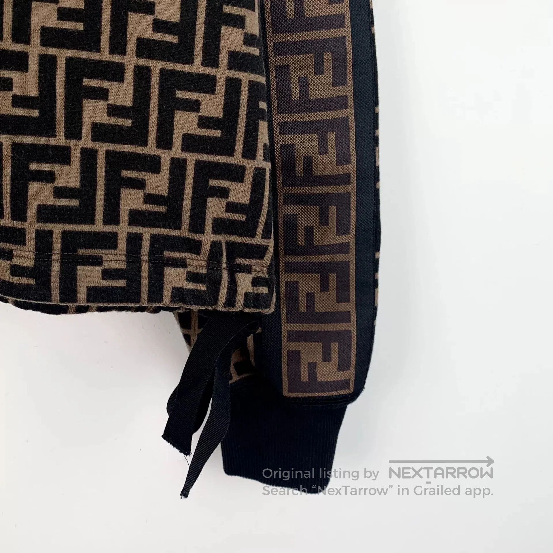 Fendi fendi black brown logo print long sleeve sweatshirt. Size US S / EU 44-46 / 1 - 6 Thumbnail