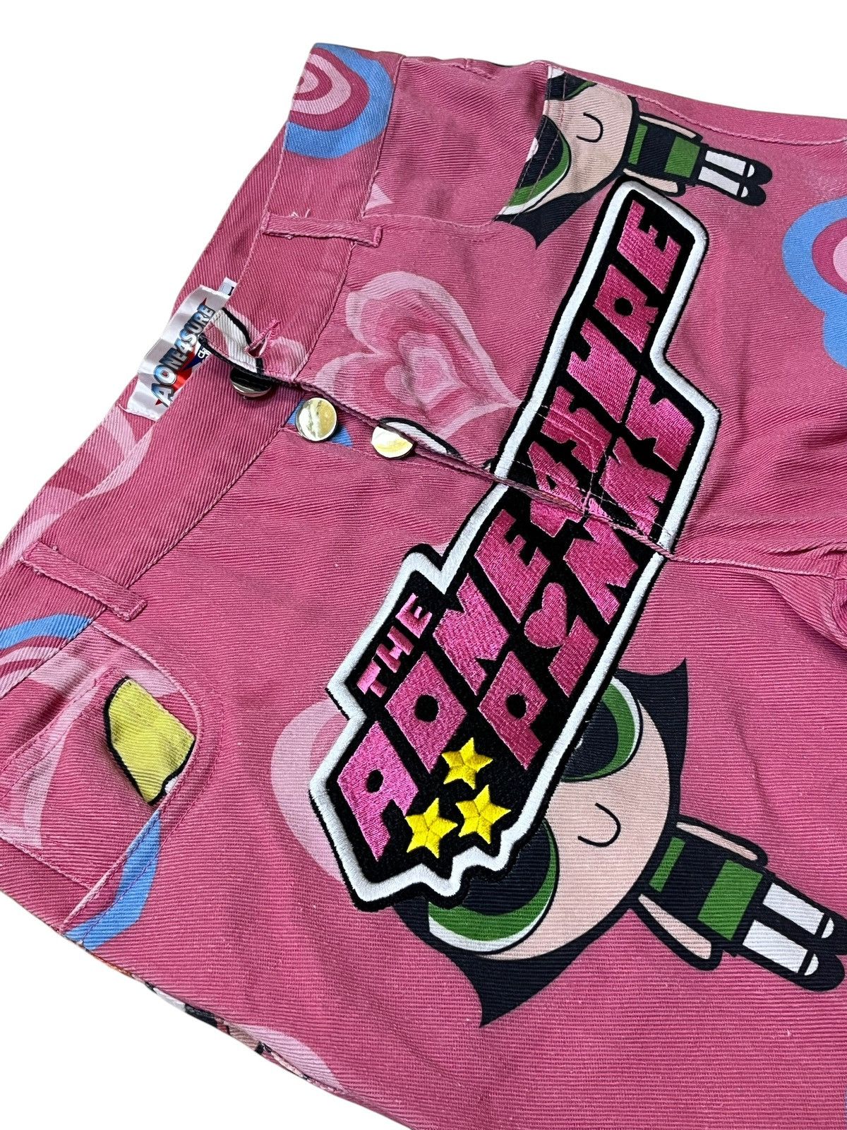 Cartoon Network RARE🔥AONE4SURE THE POWERPUFF GIRLS SLIM FIT JEANS Size US 32 / EU 48 - 4 Thumbnail