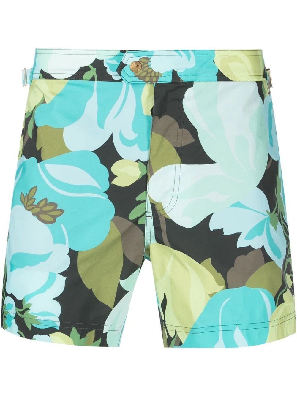 Tom Ford o1loc1c0724 TFB450 Flower Printed Short in Multicolor Size US 30 / EU 46 - 2 Thumbnail