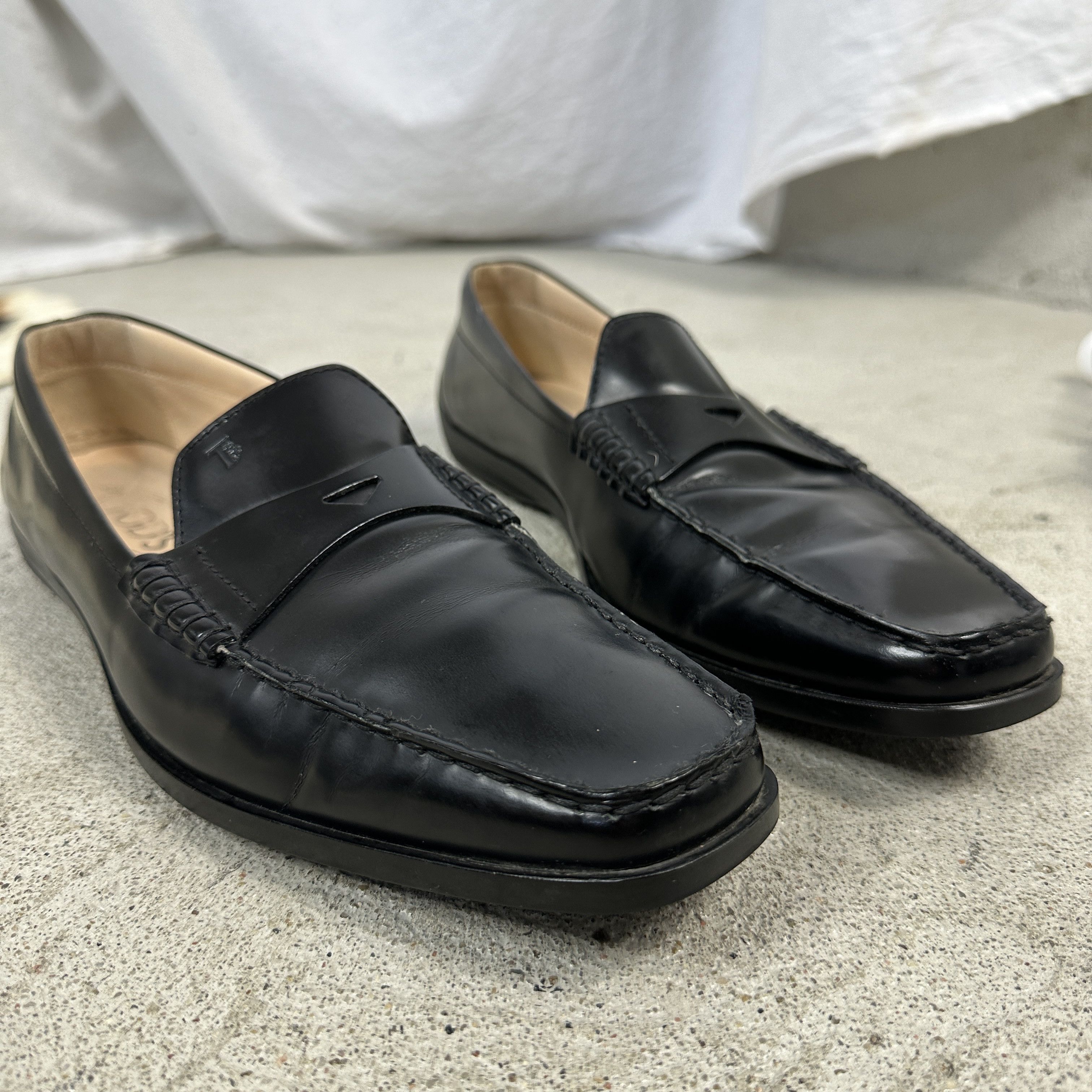 Tod's × Vintage Vintage Avant Garde Y2K Formal Casual TOD’S Loafers Size US 11 / IT 41 - 3 Thumbnail