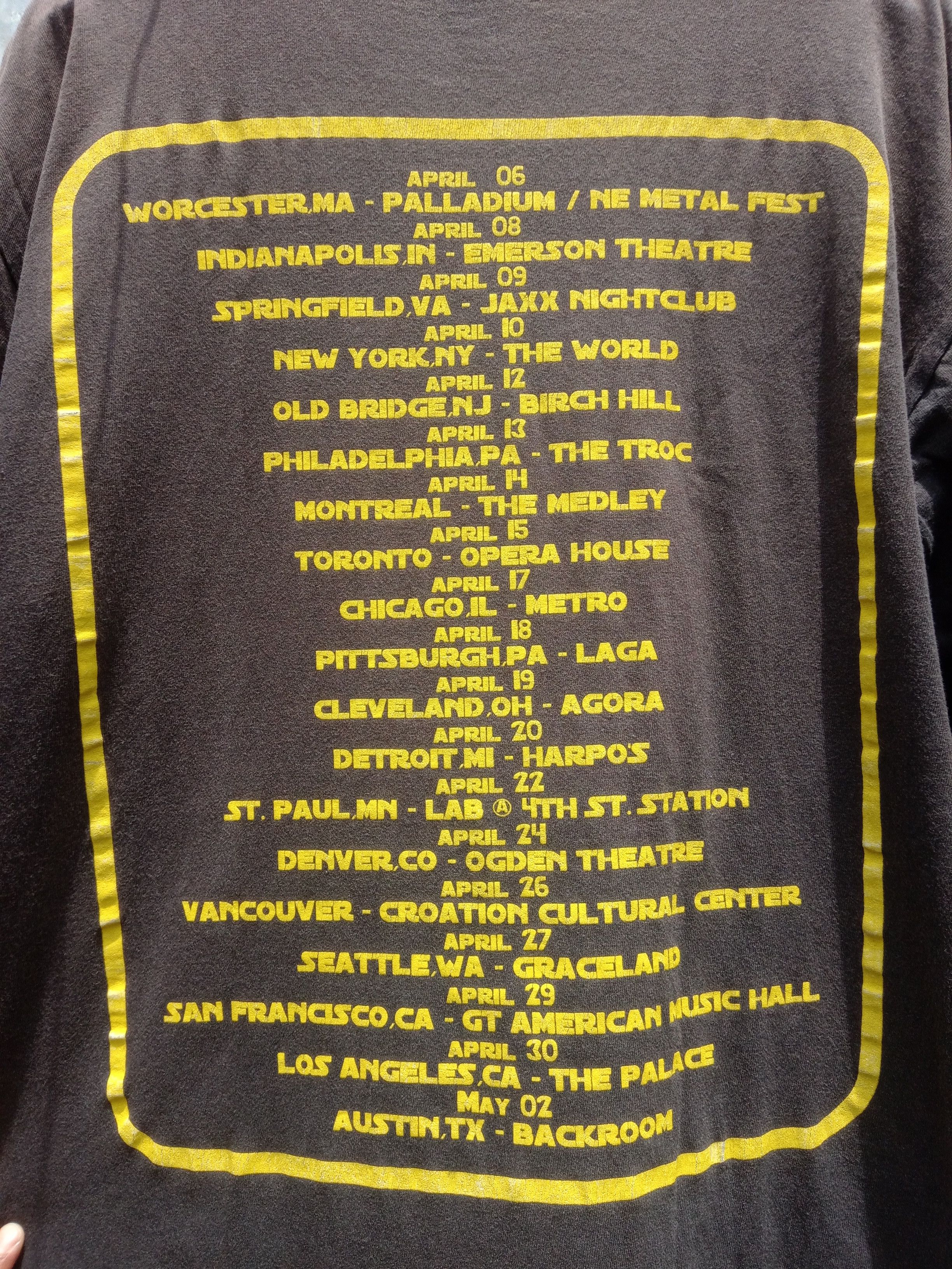 Band Tees Vintage INFLAMES gothenburg RARE Size US L / EU 52-54 / 3 - 6 Thumbnail