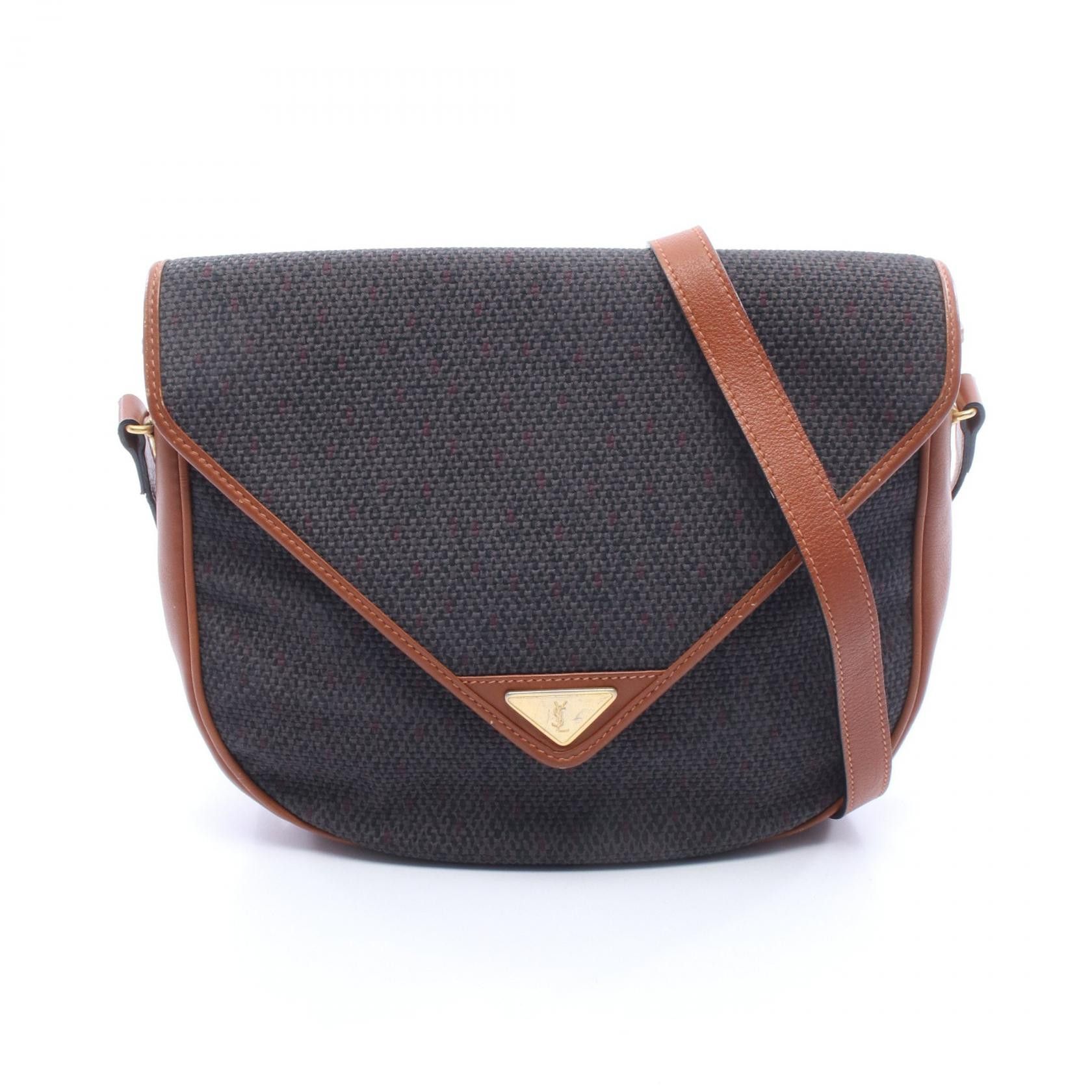 Yves Saint Laurent Yves Saint Laurent Yves Saint Laurent PVC Coated Canvas Leather Shoulder Bag Textile Shoulder Bag DUTY FREE for USA Size ONE SIZE - 1 Thumbnail