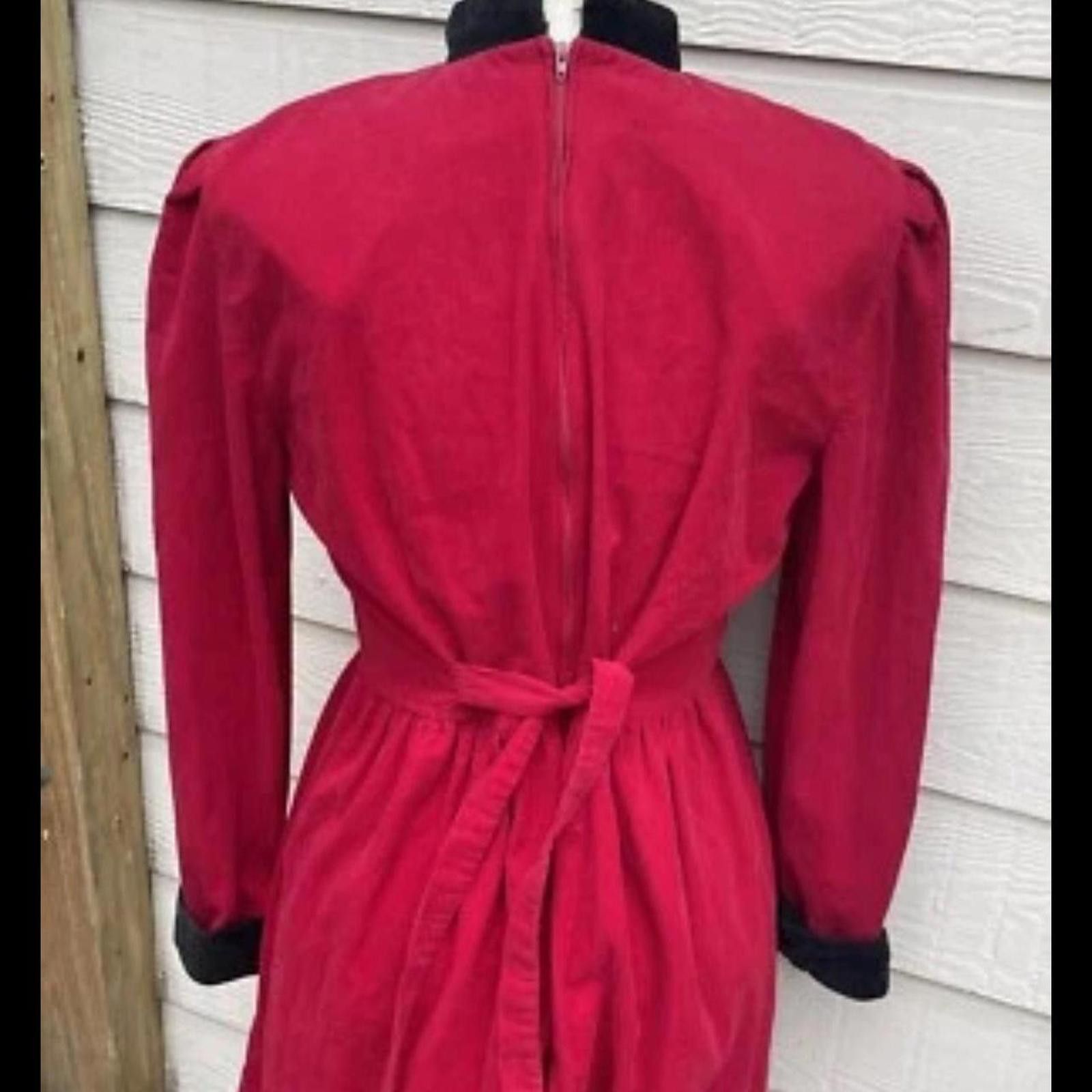 Other Red and black vintage 1980s dress #80sfashion Size M / US 6-8 / IT 42-44 - 2 Thumbnail