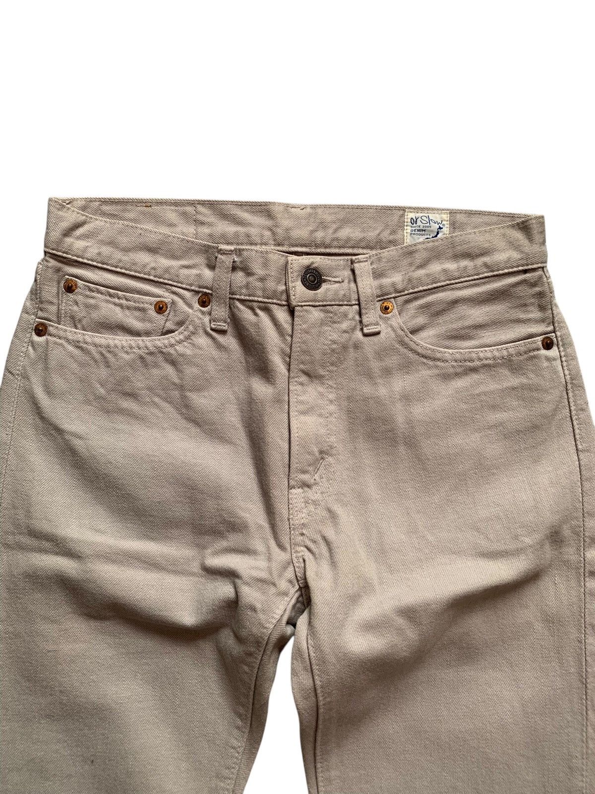 Vintage Orslow Japanesse Design Casual Pants Beige Colour Size US 31 - 5 Thumbnail