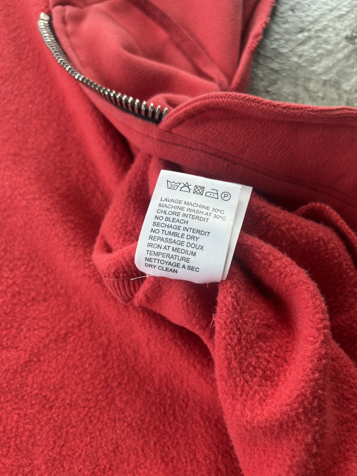 Balmain Decarnin Balmaim Homme SS10 Red Sleeveless Hoodie Size US S / EU 44-46 / 1 - 10 Thumbnail