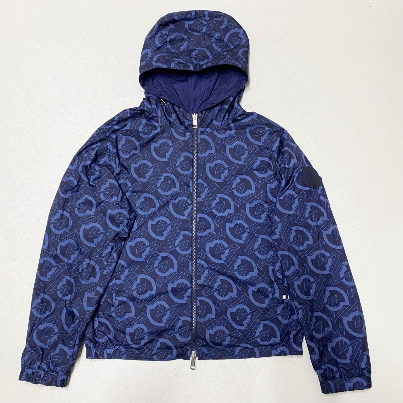 image of Moncler Cretes Reversible Light Jacket Mens Size 1 Small S in Blue