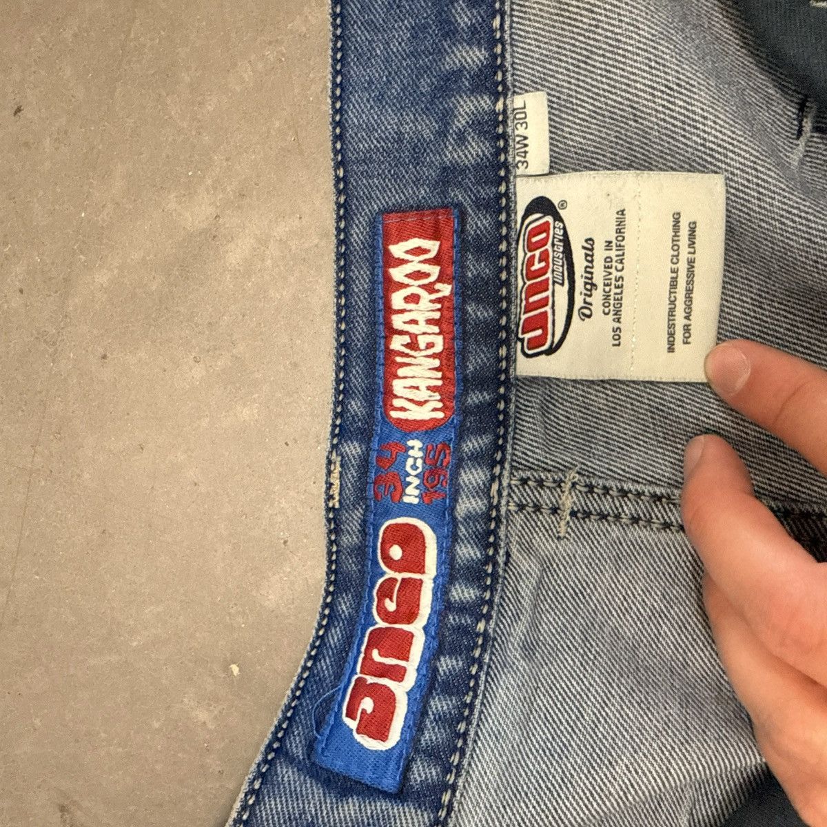 JNCO Vintage Y2K Kangaroo JNCO jeans Size US 34 / EU 50 - 5 Thumbnail