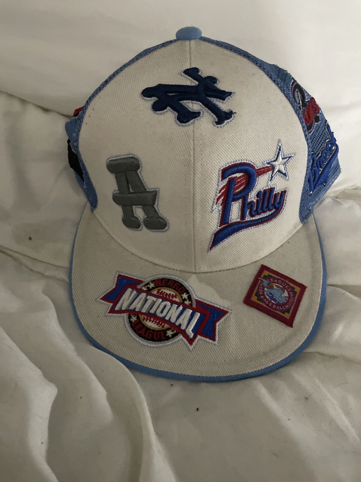 Vintage Negro Leagues Baseball Hat with logos Size ONE SIZE - 1 Thumbnail