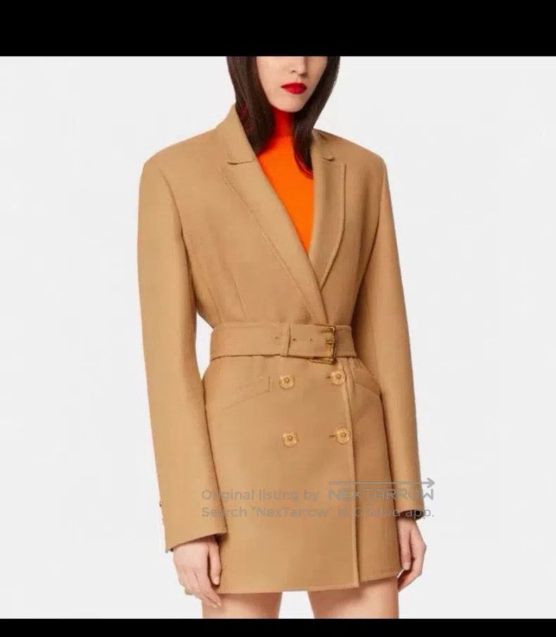 Versace Versace Women's wool coat Size L / US 10 / IT 46 - 8 Thumbnail