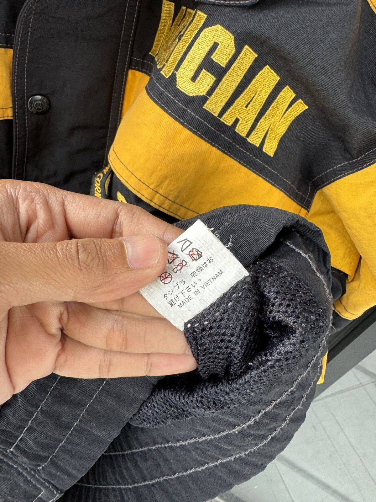 YELLOW CORN VTG YELLOW CORN HIGHWAY MAGICIAN SLEDGE HAMMER BIKER JACKET Size US L / EU 52-54 / 3 - 11 Thumbnail