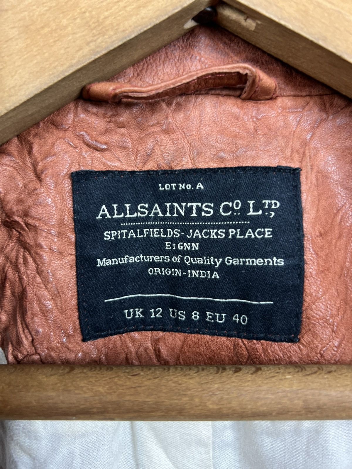 Allsaints All Saints Spitalfields Jacks Place Leather Jacket WMNS US8 Size M / US 6-8 / IT 42-44 - 21 Thumbnail