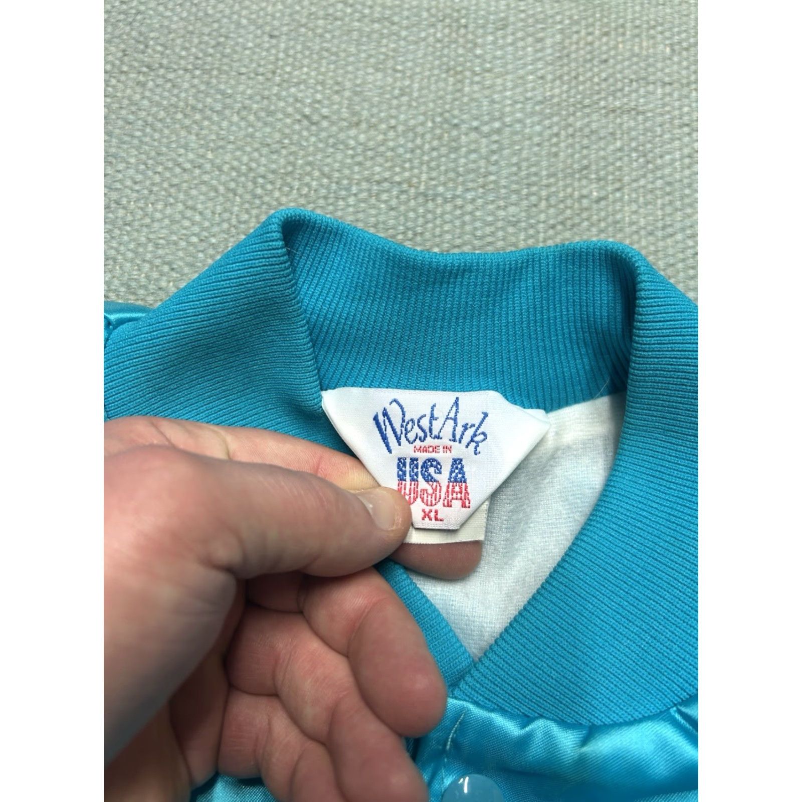 Vintage VINTAGE Satin Bomber Jacket National Clogging Convention Clog Dance Bluegrass XL Size US XL / EU 56 / 4 - 7 Thumbnail