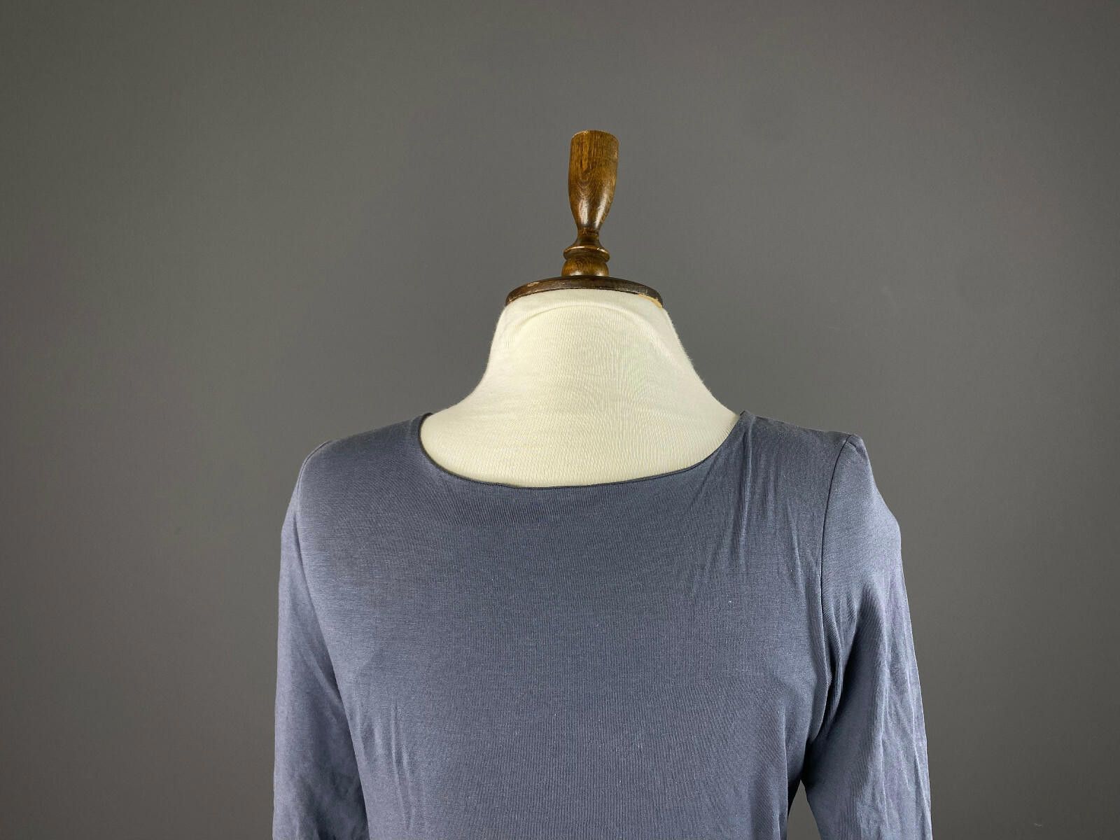 Designer Ladies Annette Gortz Blue Cotton Top Mini Dress Size S Size S / US 4 / IT 40 - 8 Thumbnail