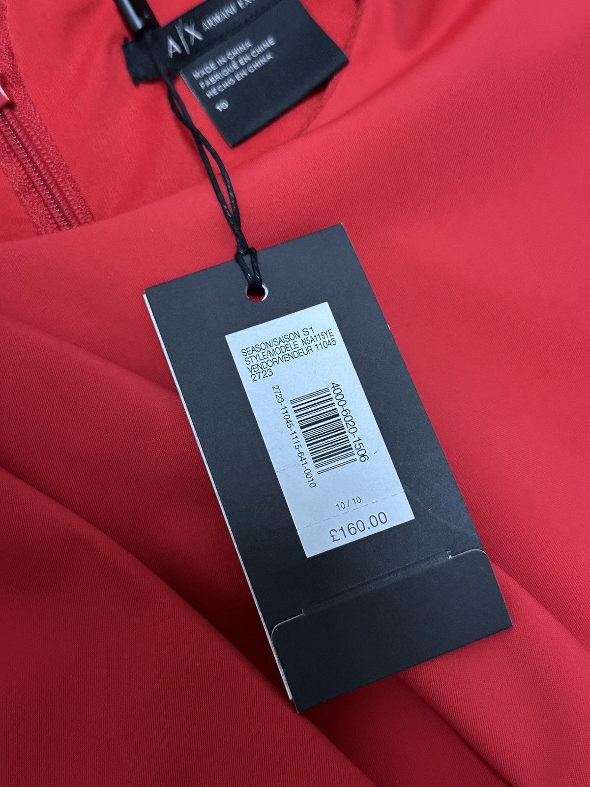 Armani Exchange Armani Exchange Women’s Red Dress Size M Elegant Knee-Length Size M / US 6-8 / IT 42-44 - 8 Thumbnail