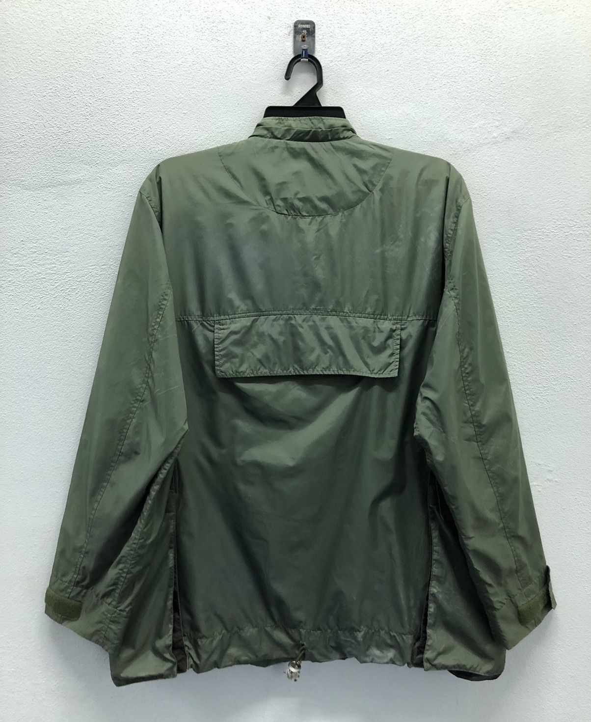 Japanese Brand Hiromichi Nakano Olive Green Pullover Windbreaker Size L Size US L / EU 52-54 / 3 - 2 Thumbnail