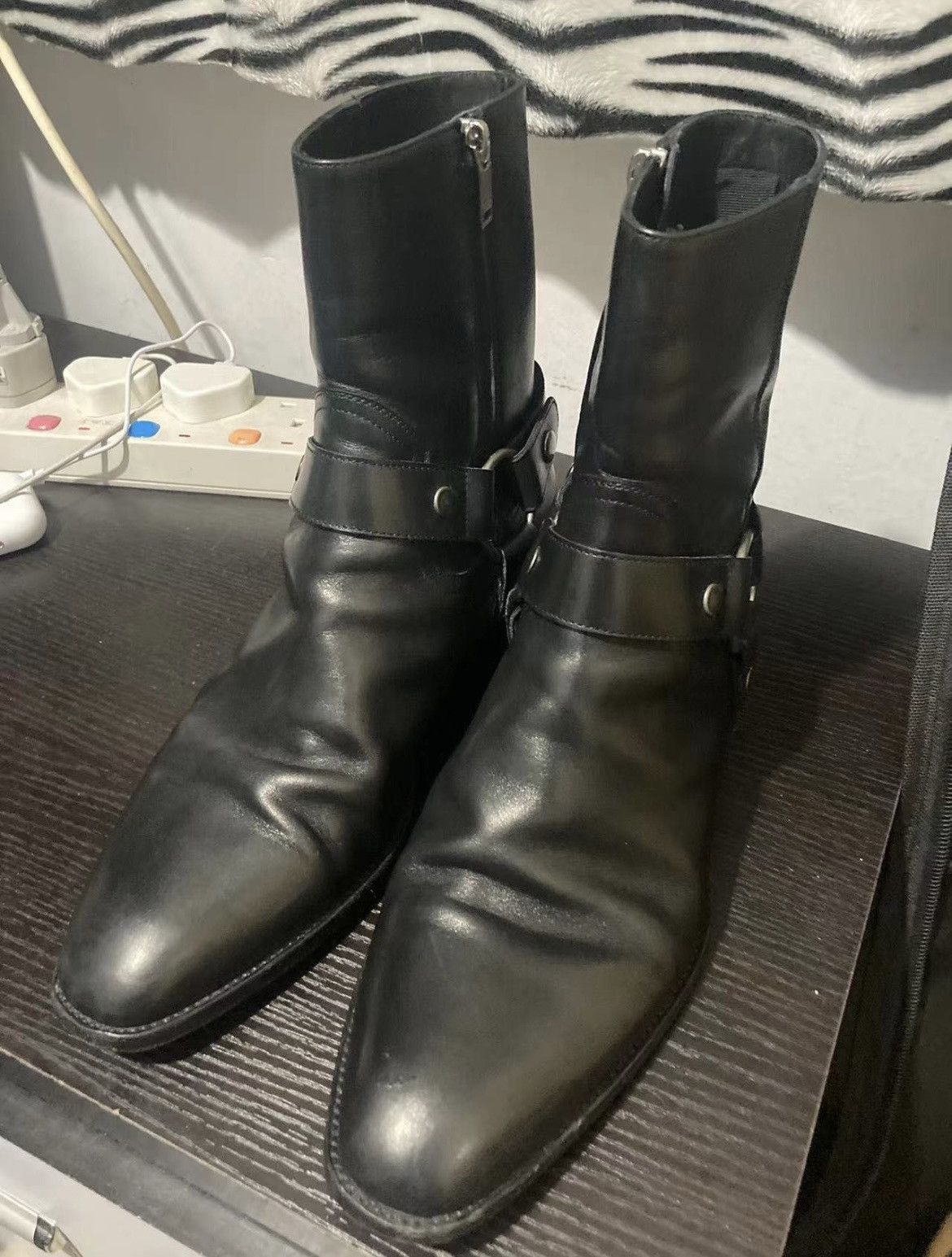 Saint Laurent Paris WYATT HARNESS BOOTS - 41 | Grailed