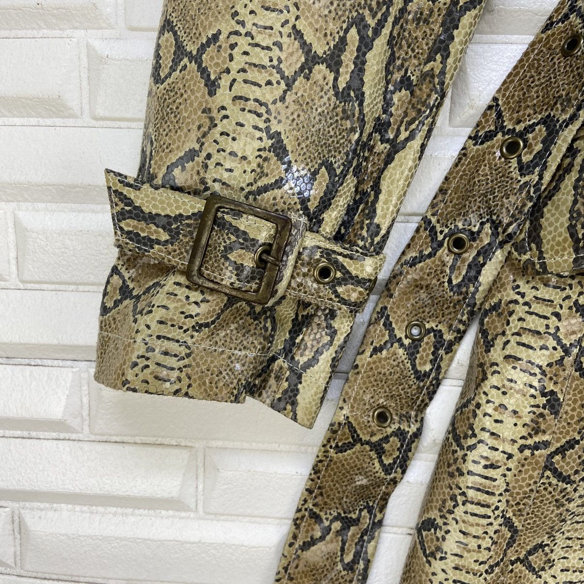 Tornado Mart Tornado Mart Python Long Coat Pig Skin Size US XS / EU 42 / 0 - 11 Thumbnail