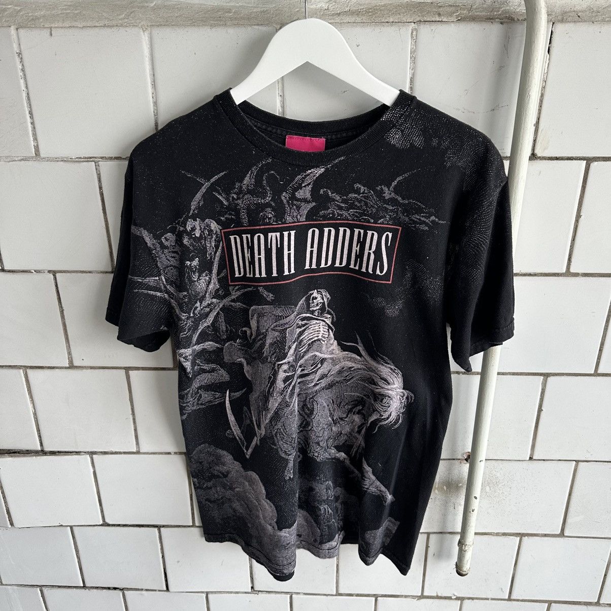 Japanese Brand × Mishka VTG Japanese Style Mishka T-shirts Affliction Death Adders Size US M / EU 48-50 / 2 - 2 Thumbnail