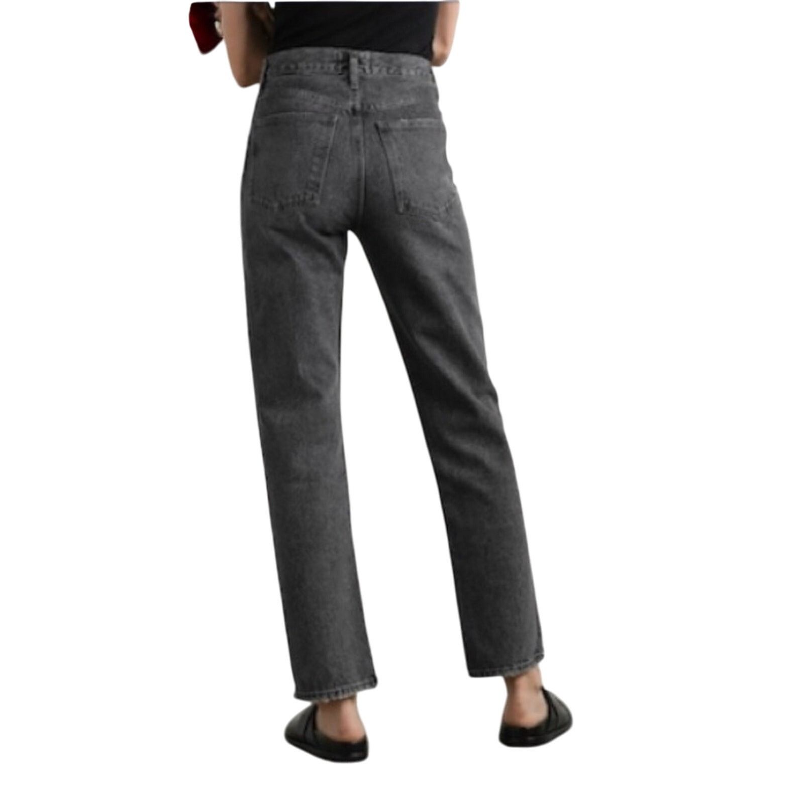 Agolde Agolde High-Rise Jeans in Gray | Size 28 Size 28" / US 6 / IT 42 - 7 Thumbnail