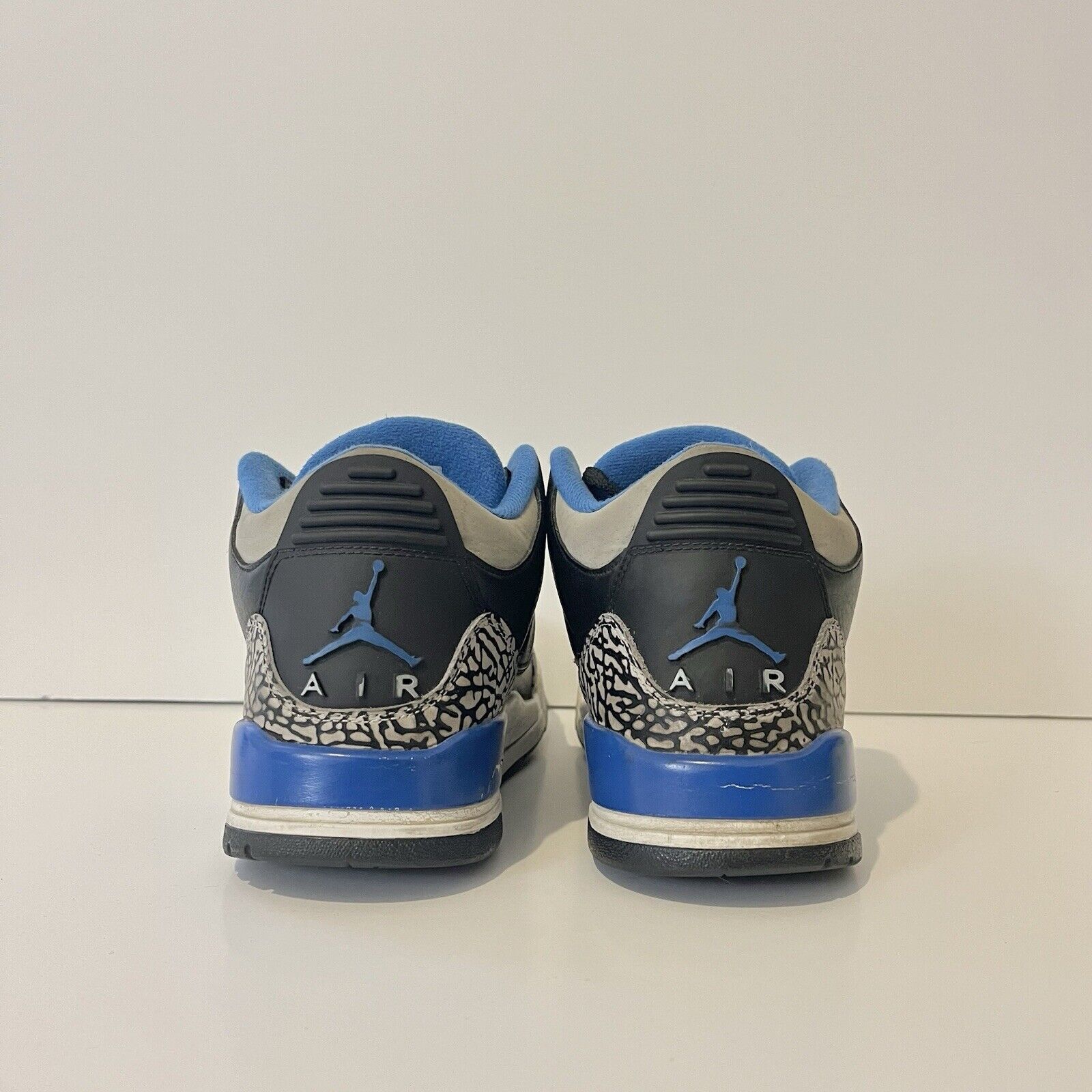 Jordan Brand 2014 Air Jordan 3 III Retro Sport Blue Cement 136064-007 Size US 9.5 / EU 42-43 - 5 Thumbnail