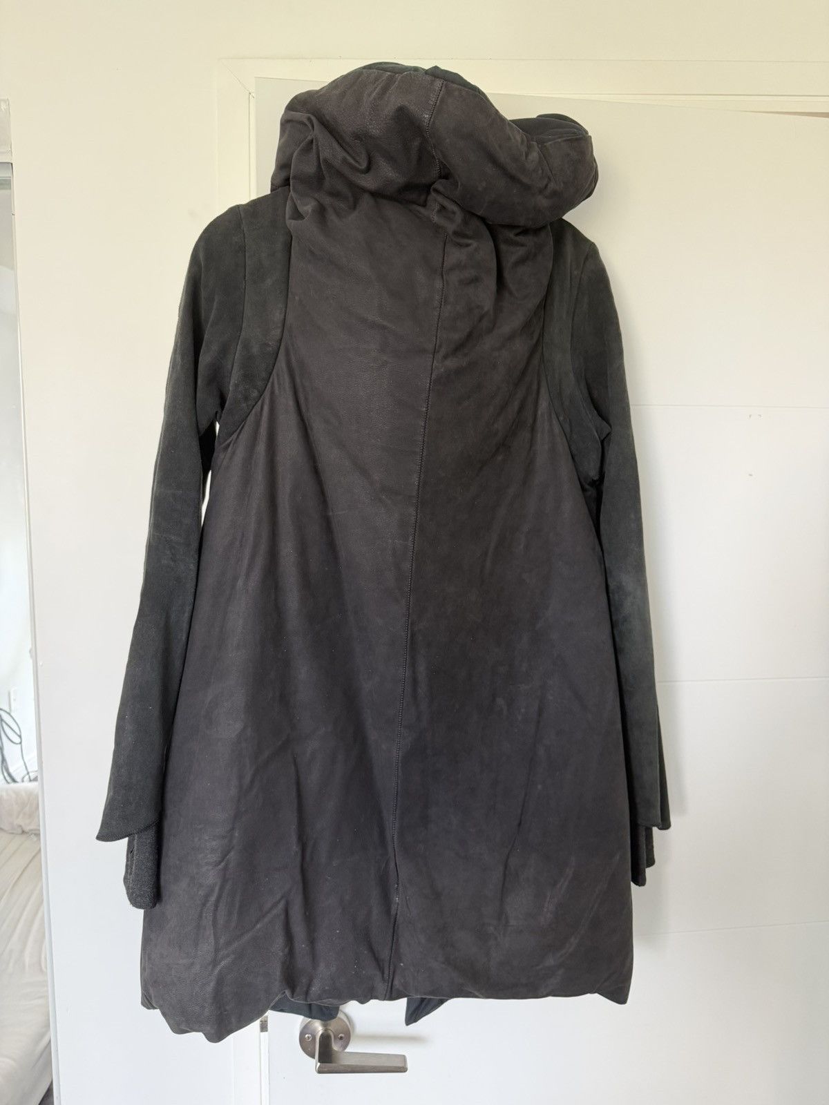 Isaac Sellam Experience Overlock Calfskin Puffer Down Jacket Size US XS / EU 42 / 0 - 2 Thumbnail