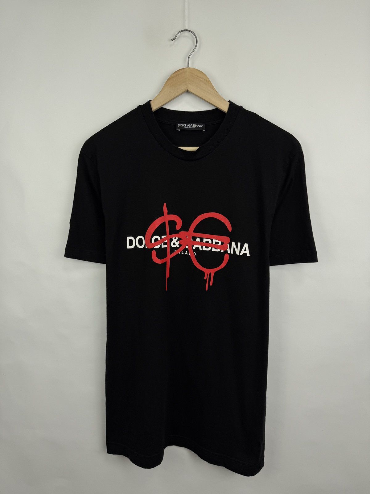 Dolce & Gabbana 🇮🇹 Sfera Ebbasta Dolce & Gabbana Milano T-Shirt Made in Italy Size US M / EU 48-50 / 2 - 6 Thumbnail